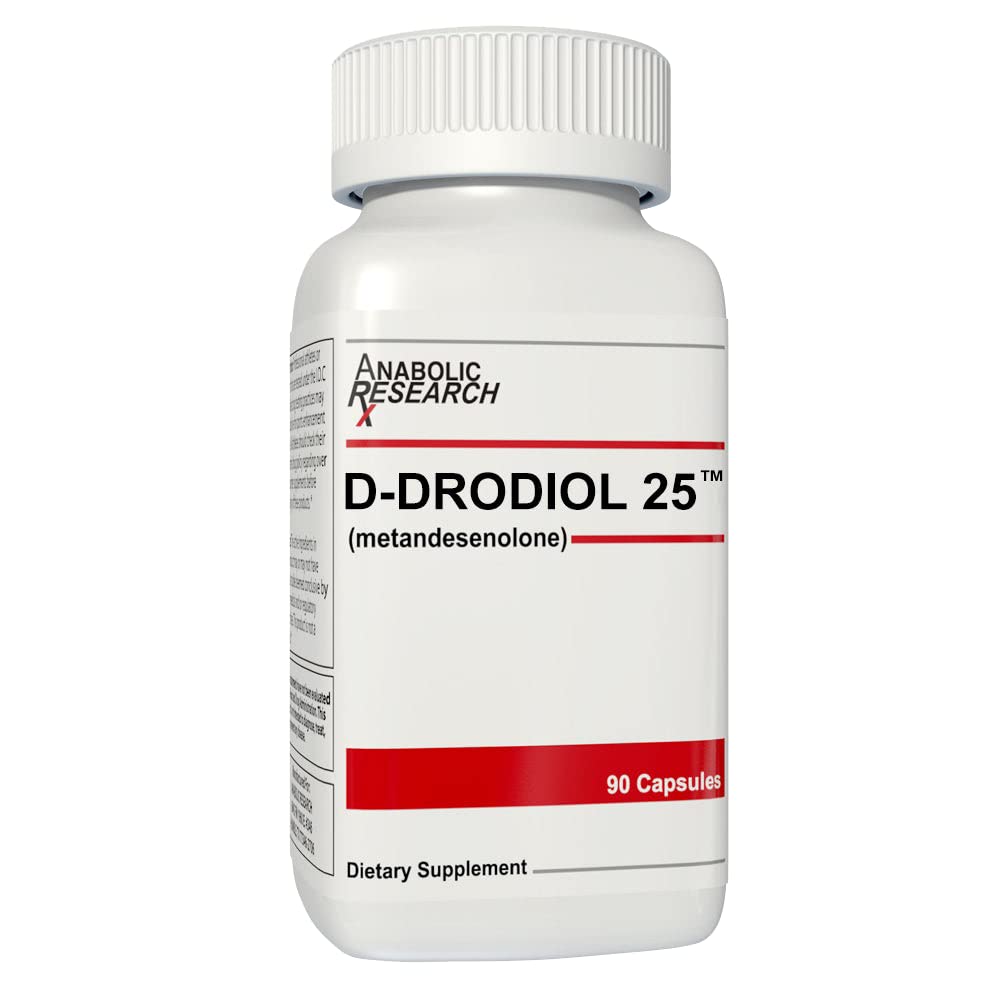 D-Drodiol 25 - Masa, Fuerza, &amp; Potencia - 1 Mes de Suministro