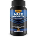 Pro Blue Vigor Max Male Blood Flow - Our Best Blood Circulation Supplements for Men - Our Best Nitric Oxide Supplements for Men - Blood Flow Supplement - Daily Blood Flow Care