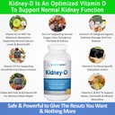 Restauración de riñón " Capsules de 2 patas para el soporte de riñón con antioxidantes optimizados de vitamina D, probióticos de riñón, bicarbonato de sodio para la limpieza de los riñones