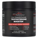 MEN'S PeakPerformance - Testosterone Booster Supplement for Men - Boost Stamina, Muscle Growth, Energy, Strength, Endurance & Drive - Ashwagandha, Tribulus, L-Arginine, Tongkat Ali- 90 Capsules