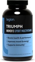 LEGION Triumph Daily Sport Multivitamin Suplemento - Vitaminas y Minerales para Atletas Ayuda con Energía para Deportes & Bodybuilding Workouts. 30 Servicios (Mujeres)