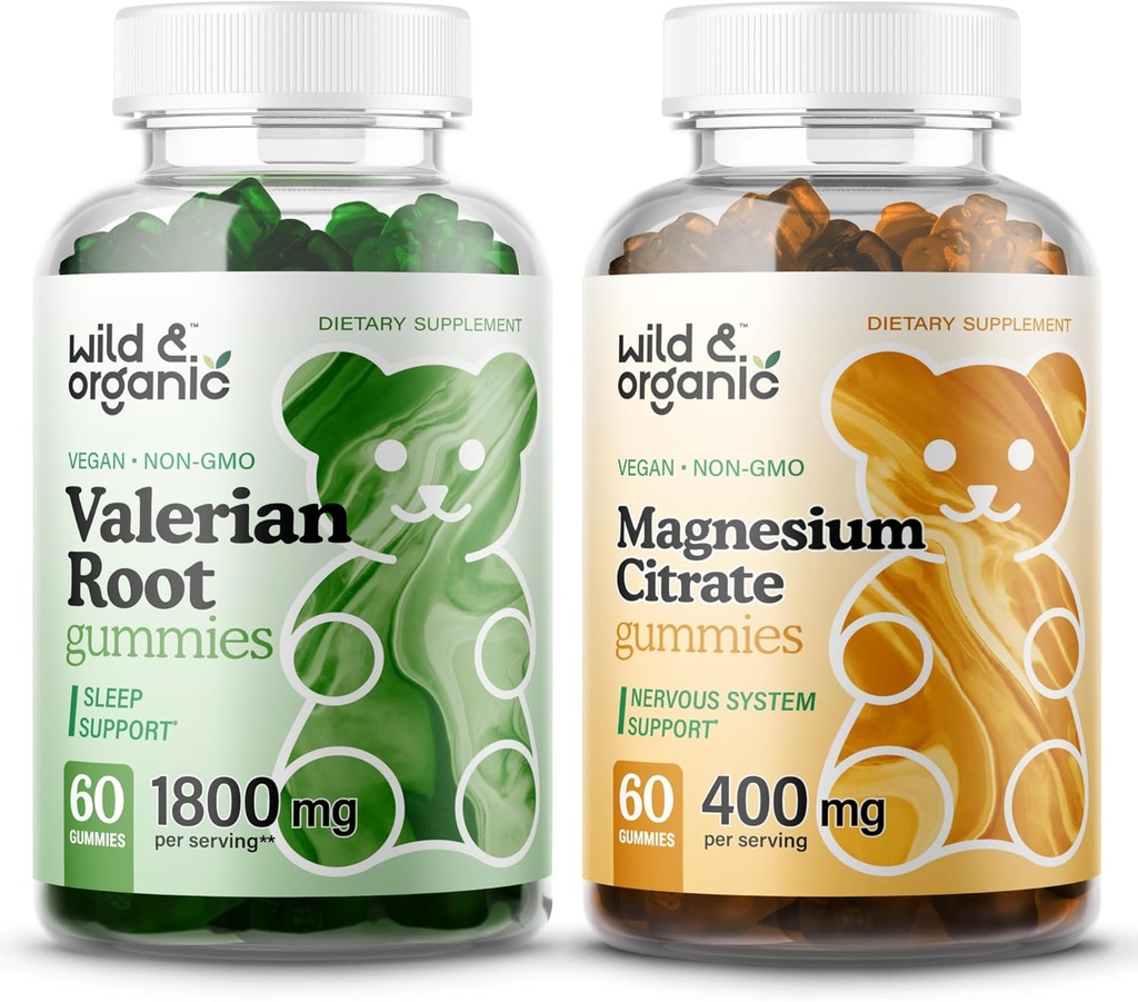 Gummies de raíz ecológica y ecológica de magnesio