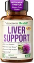 Silymarin Milk Thistle Liver Detox – Natural Liver Support with Dandelion Root Extract " Artichoke Extract – 60 capsules for Liver Cleanse Detox " Repair, Enzyme Support, Energy & Healthy Digestion