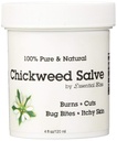 Chickweed Salve 4OZ * 100% puro * Todo natural orgánico sin aditivos * Soothing Anti Itch Cream * Proporciona alivio de la piel seca