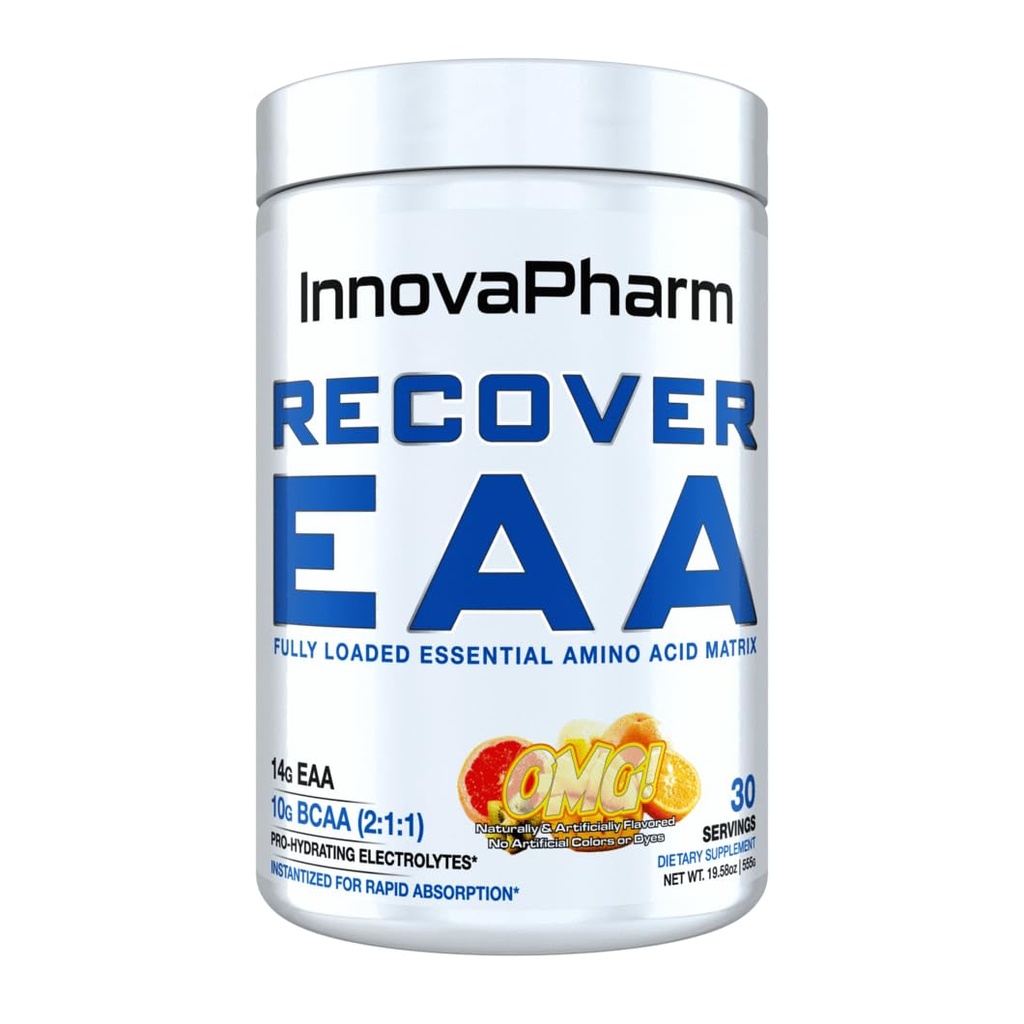 InnovaPharm Recover EAA Powder - OMG (Orange Mango Grapefruit) - 19,5 onzas
