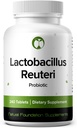 Lactobacillus Reuteri Probiotic Supplement 240 Tablets 3 Billion CFU Probiotics for Men & Women Supports Intestinal Digestive & Gut Health (240, Lactobacillus Reuteri)