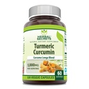 Herbal Secrets Turmeric Curcumin Suplemento TENIDO 1000 Mg Por Serving TEN 120 Veggie Capsules ANTE Blend of Turmeric Powder " Turmeric Extract ← Non-GMO TEN Gluten Free ← Made in USA