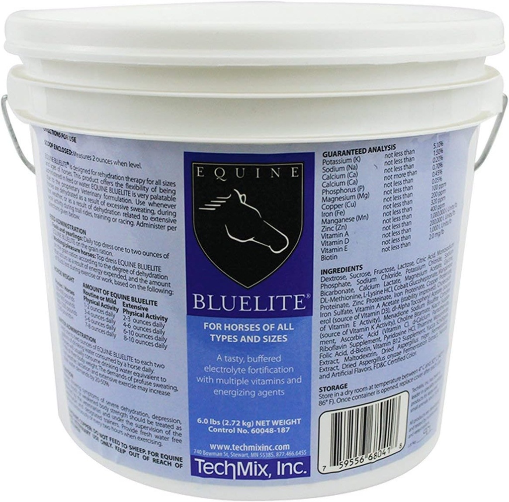 TechMix Equine BlueLite Powder, 6 libras.