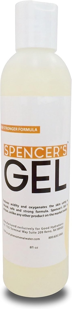 Spencer's Gel Alkaline Fórmula (8oz) Desde 2004 La única solución de alta presión para los problemas de la piel Stubborn (Boils, Furuncles, Ulcerations, Pressure Wounds, etc.) No picante, acción rápida