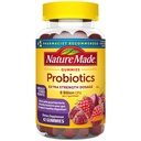 Probióticos hechos de la naturaleza Dosificación de fuerza extra, Probióticos para Mujeres y Hombres 8 Billones CFU por 2 Gummies, 42 Gummies Probióticos, 21 Day Supply