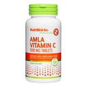 NutriBiotic Amla Vitamina C, 30 Tabs ¦ Rich Source of Non-GMO, Vitamina Natural C para Antioxidante &amp; Collagen Support ← 100% de Indian Gooseberry ← Vegan &amp; Gluten Free