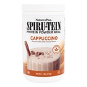 NaturesPlus SPIRU-TEIN Shake - Cappuccino Flavor - 1.1 lbs, Spirulina Protein Powder - Reemplazo a base de plantas, vitaminas y minerales para la energía - Vegetariano, libre de gluten - 16 servidumbres
