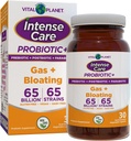 Planeta Vital - Probióticos, Prebióticos, Postbióticos, Parabióticos, Suplemento refrigerado 4-en-1 para adultos, 65 millones de UF, 65 Etapas, Digestivo e Inmuno, 30 ct