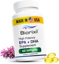 Vegan Omega 3 Suplemento High Potency EPA DHA Omega 3 Suplemento de Algae Oil Easy to Swallow Small Soft Gel Capsules.