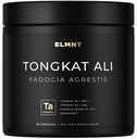 228,000mg 200x Strength Tongkat Ali for Men w. 30x Fadogia Agrestis Extract - 10% Eurycomanone Highest Potency Longjack Fadogia Agrestis Tongkat Ali Supplement - Muscle Growth Pills for Men