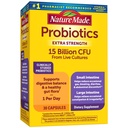 Probióticos hechos por naturaleza para la salud digestiva Extra Strength 15 Billion CFU de las culturas vivas, probióticos para mujeres y hombres, 30 cápsulas probióticas, 30 días de suministro