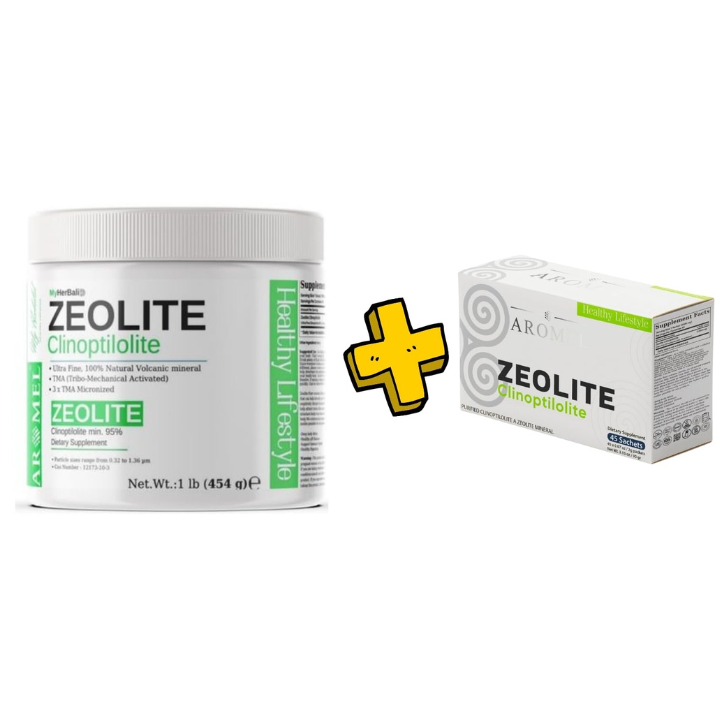 Zeolite Powder Silencioso 1 Libra - 454 g viv Zeolite Sachets 45sch