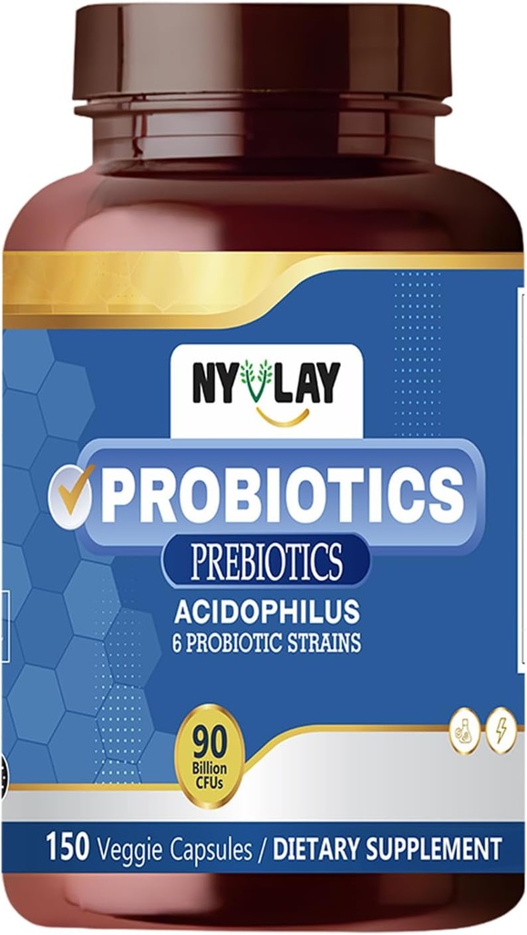 Prebióticos Probióticos 90 Billones CFU 150 cápsulas ← Suplemento dietético ← Fórmula natural de fuerza adicional