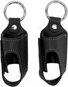 Genérico Asma Inhaler Holder, 2pcs Asthma Inhaler Holder Portable Storage Protective PU Leather Asthma Inhaler Case for Travel (Black)