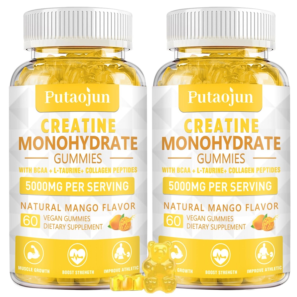 Monohidrato de crema con vitaminas D3 &amp; B12 ← Collagen Hidrolyzed libre de azúcar " Gummies de la crema