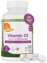 Zahler Vitamina D3 CHEWABLE 2000IU, un suplemento natural orientado a las deficiencias de vitamina D, Kosher certificado, 120 Grandes Tablas de sabor a naranja