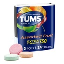 Advil Liqui-Gels minis 200mg Ibuprofen Pain Reliever Capsules y TUMS Fruit Antacid Chewable Tablets Heartburn Relief