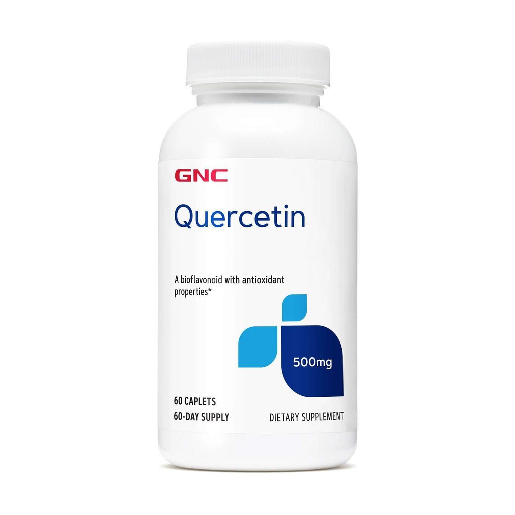 GNC Quercetin 500mg Suplemento, 60 Servimientos