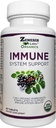 Laboratorios de Zenesis Suplemento de apoyo orgánico Vitamina C, Moringa, Elderberry, Astragalus, Oregano, Ginger, Ajo (90 Tabletas, 30 Day Supply)