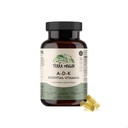 TERRA ORIGIN ADK Esencial Suplemento de vitamina Silencioso 60 cápsulas líquidos sometidas Vitamina A, D 5000 UI, K1 y K2 ANTE No GMO, Gluten Free, Vegan, Made in USA