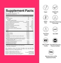 The Absorption Company Energy Drink Powder Mix Packets – Clean Energy Booster to Support Alertness with 150mg Natural Caffeine &amp; Vitamin C – Fruit Punch Flavor, 28 Sticks