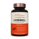 LiverWell Liver Cleanse, Rejuvenation, Metabolic Support - Suplemento Liver Health w/Highly Bioavailable Milk Thistle Extract, N-Acetyl Cysteine, Alpha Lipoic Acid, Zinc, Selenium - 60 Caps