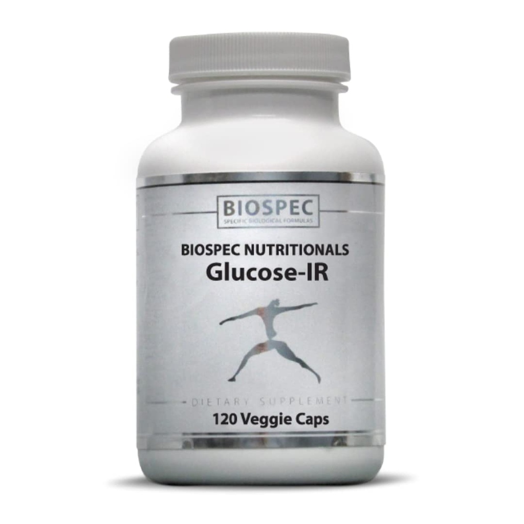 Biospec Nutritionals Glucose-IR - Cinnamon Extract, Chromium, Berberine, and Biotin (120 Capsules)