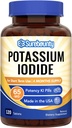 Potasio Iodide 65MG, 4 Months Supply, 120 Tablets, YODO Naciente, Ki Tablets, Made in USA, Thyroid Support, KI Potassium Iodide Suplemento dietético