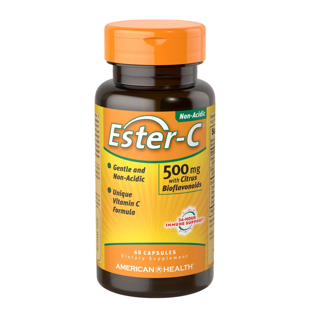 Ester-C 500 mg con Citrus Bioflavonoids American Health Products 60 VCaps