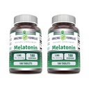 Amazing Fórmulas Melatonin Suplemento Silencio 5 Mg Por Serving TEN 180 Tablets ← No-GMO TEN Gluten Free TEN Made in USA Silencio Pack of 2