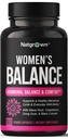 Saldo de hormonas natgrown para mujeres PMS &amp; Menopause Suplemento para la fertilidad Hormonal &amp; Menstrual Soporte, ayuda a aliviar los flashes calientes - Maca Root, Vitex, Dong Quai & Black Cohosh Complex -Vegan Capsules