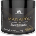 Manapol Immune Support Formula for Immunity Support & Immunity Boost. Prebiótico Aloe Vera Powder para Salud Digestiva. Bebida de Aloe Vera para Apoyo Inmunitario Suplemento 1.05oz/30g por Mannatech.
