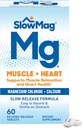 Suplemento de Cloruro de Magnesio Corazón con Calcio, 60 Conde, apoya la relajación muscular, corazón, nervios & bonificación, alta absorción
