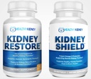 Kidney Restore " Kidney Shield 2-Pack Bundle for Kidney Cleanse, Support Kidney Function, Renal Health and More