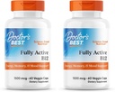 Best Fully Active B12 1500 mcg, Non-GMO, Vegan, Gluten Free, Supports Healthy Memory, Mood and Circulation, 60 Count (Pack of 2)