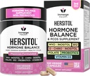 Saldo hormonal para mujeres, PCOS, Apoyo Ovárico, Fertilidad, Ciclo Menstrual Silencio Myo-Inositol & D-Chiro Inositol Suplemento 40:1 Ratio Con Ácido Fólico, B12 & Probióticos