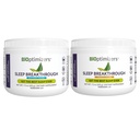 BIOptimizers Sleep Breakthrough Powder – Tropical Dreams & Blueberry Bundle – Natural Sleep Support Suplemento – 405g Total