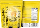 PowderVitamin Electrolytes Powder Plus (100 Servings) Orange Pineapple Electrolyte Powder Zero Calorie, Keto, 0 Sugar, No Maltodextrin,1000mg Potasio, 120mg Calcio,120mg Magnesio, Hidratación Polvo