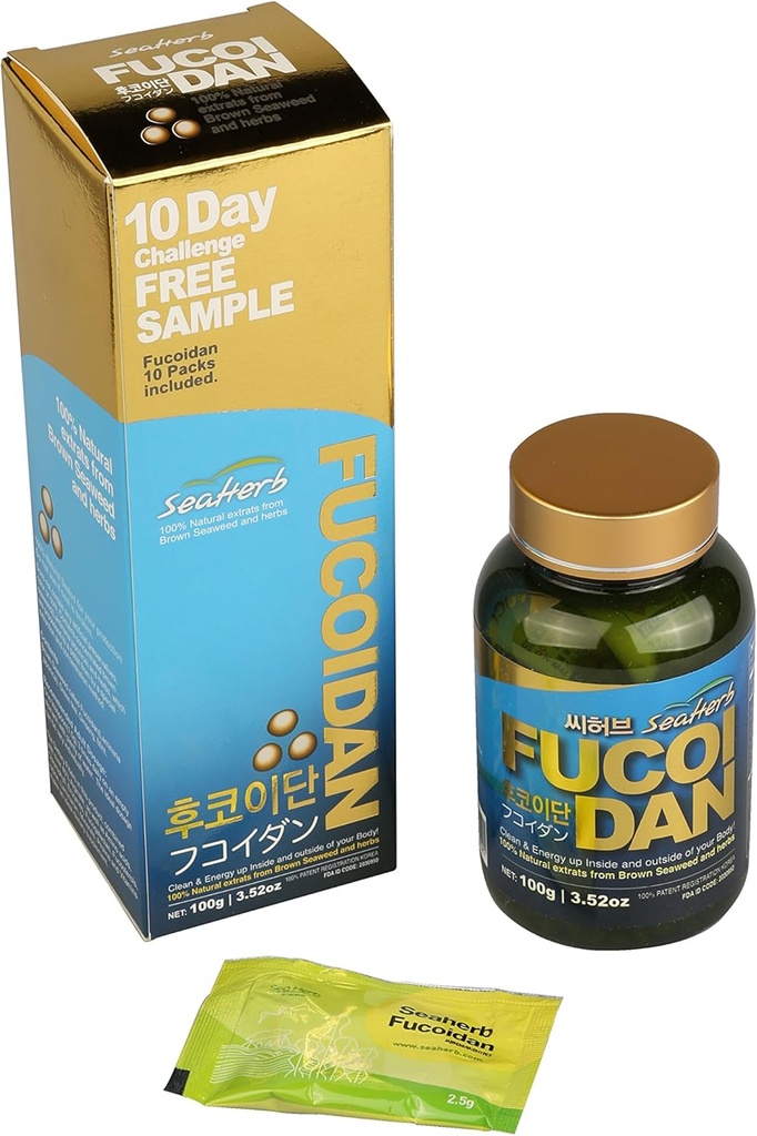 [Tipo de Pill] Extracto 100% Natural Marrón Marrón Fucoidan USFDA Pasado (Código I 2030950) (125g)