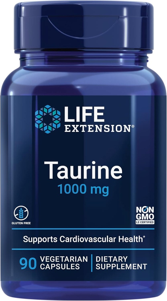 Ampliación de la vida Cápsulas de Creatina y complemento de Taurina Bundle - 120 Cápsulas de Creatina Promoviendo la fuerza y la Taurina de 1000mg para la salud del corazón
