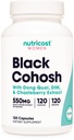 Nutricost Black Cohosh for Women 660mg, 120 Capsules - con Don Quai, DIM y Chaste Berry, Veggie Caps, Non-GMO, Gluten Free