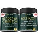Bundle 7in1 Berberine HCl 97% &amp; 6in1 Beet Root Capsules