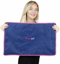 Extra Large & Reusable Ice Pack (15 x 23,5 pulgadas, XL) para Maximum Back and Full Body Pain Relief from Injuries, Swelling, Bruises, Sprains ¦ Ice Blanket for Sleeping & Physical Therapy ← Por Magic Gel