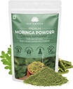 SAPTAMVEDA Premium Moringa Leaf Powder 8.81 Oz/250 Gm  Drumstick Leaf Powder ← Natural Multi-Vitamin ANTE Rich in Anti-Oxidant, Immunity Booster  Good for Hair & Skin from India Farms