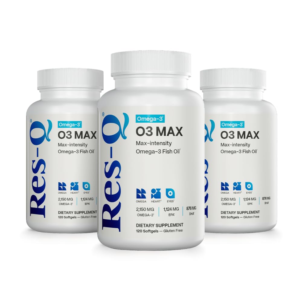 Res-Q O3 MAX Omega-3 cápsulas (3 pk)